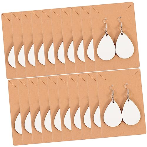 TEMPNAP 1 Satz DIY Ohrhänger Set Sublimationsrohlinge für Kreative Ohrringe Leichte und Blanko Ohrringe für Handwerksprojekte und Personalisierte von TEMPNAP