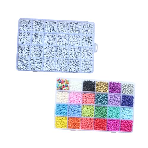 TEMPNAP 1 Satz DIY Set mit Unregelmäßigen Perlen Bunte Stäbchen Buchstabenperlen Zubehör für Schmuckherstellung Armbänder und Ohrringe TEMPNAP 1 Satz DIY Set mit Unregelmäßigen Perlen Bunte Stäbchen Buchstabenperlen Zubehör für Schmuckherstellung Armbänder und Ohrringe von TEMPNAP