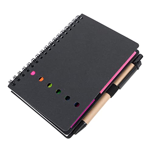 TEMPNAP 1 Satz Notizbuch Set mit Haftnotizen und Stift PU für Büro und Planung Vielseitig Einsetzbar als Tagebuch Notizblock und Scrapbook für Studenten und Berufstätige von TEMPNAP