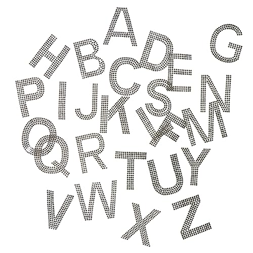 TEMPNAP 1 Satz Strass Buchstaben Aufbügel Patches für DIY Alphabet Flicken für Jeans Kleidung Taschen Selbstklebend Einfach Anzubringen Einzigartiges Design TEMPNAP 1 Satz Strass Buchstaben Aufbügel Patches für DIY Alphabet Flicken für Jeans Kleidung Taschen Selbstklebend Einfach Anzubringen Einzigartiges Design von TEMPNAP