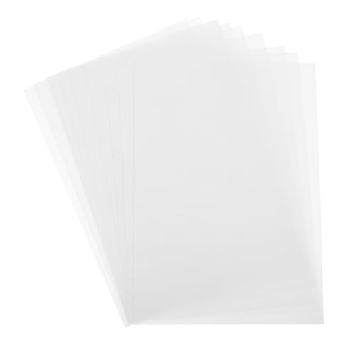 TEMPNAP 10 Blatt Druckmaterial PVC Druckbare Matte für Lesezeichen für Kreative Projekte und Langlebige Drucke Einfach zu Verwenden Laminieren von TEMPNAP
