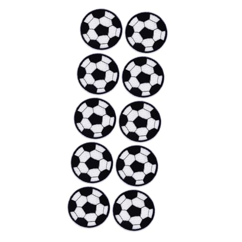 TEMPNAP 10 Stück Fußball Patches zum Aufbügeln Wiederverwendbare Strapazierfähige Aufnäher für Kleidung Taschen Rucksäcke Durchmesser für Kreative DIY Dekorationen TEMPNAP 10 Stück Fußball Patches zum Aufbügeln Wiederverwendbare Strapazierfähige Aufnäher für Kleidung Taschen Rucksäcke Durchmesser für Kreative DIY Dekorationen von TEMPNAP