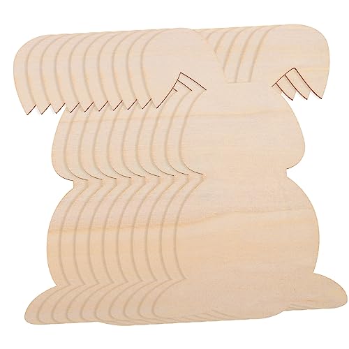 TEMPNAP 10 Stück Kaninchenholzchips Selber Machen Ohr Geformt Glücklicher Hase Dekoration Ausgeschnitten Klein Multipack Für Hasenausschnitte Zahlen Hasenhandwerk Rustikal TEMPNAP 10 Stück Kaninchenholzchips Selber Machen Ohr Geformt Glücklicher Hase Dekoration Ausgeschnitten Klein Multipack Für Hasenausschnitte Zahlen Hasenhandwerk Rustikal von TEMPNAP
