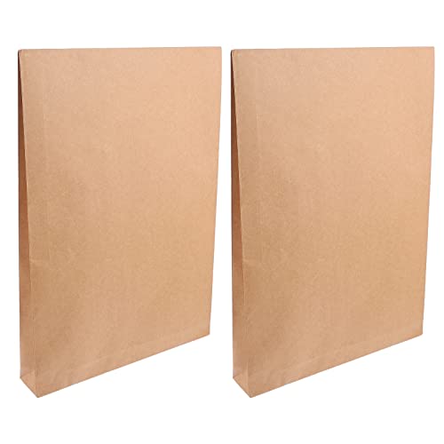 TEMPNAP 10 Stück Kraftpapier Umschlagtaschen Set Robuste Dokumententaschen mit Schnurverschluss und Biologisch für Büro und Schule von TEMPNAP