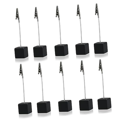 TEMPNAP 10 Stück Memo Clip Halter mit Würfelbasis Schwarz für Büro und Zuhause Platzsparend für Notizen und Aufgaben TEMPNAP 10 Stück Memo Clip Halter mit Würfelbasis Schwarz für Büro und Zuhause Platzsparend für Notizen und Aufgaben von TEMPNAP