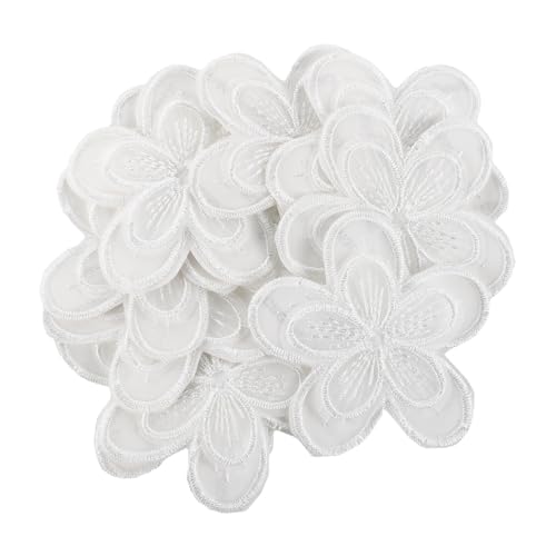 TEMPNAP 10 Stück Organza-spitzenapplikationen, Selbstklebende Blumenstickerei-flicken Ohne Nähen Für Rock- Und Kleiderreparatur, Kleidungsdekoration TEMPNAP 10 Stück Organza-spitzenapplikationen, Selbstklebende Blumenstickerei-flicken Ohne Nähen Für Rock- Und Kleiderreparatur, Kleidungsdekoration von TEMPNAP