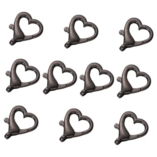 TEMPNAP 10 Stück Teiliges Herzförmige Schnallen für Diy Taschen und Koffer Langlebig und Leicht für Schlüsselanhänger und Schmuckherstellung Verschiedenen Farben TEMPNAP 10 Stück Teiliges Herzförmige Schnallen für Diy Taschen und Koffer Langlebig und Leicht für Schlüsselanhänger und Schmuckherstellung Verschiedenen Farben von TEMPNAP