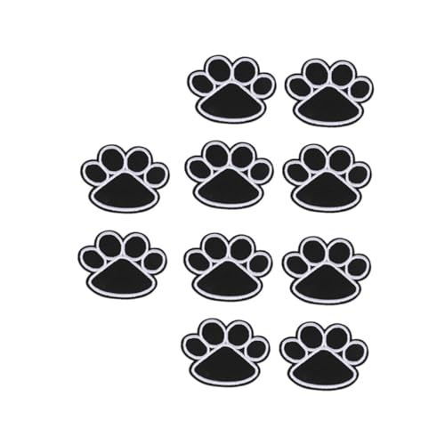 TEMPNAP 10 Stück Teiliges Hundepfoten Stickerset Bügelaufnäher für Kleidung Taschen und Kostüme Einfache Anwendung Langlebig Reparieren und Personalisieren von Textilien TEMPNAP 10 Stück Teiliges Hundepfoten Stickerset Bügelaufnäher für Kleidung Taschen und Kostüme Einfache Anwendung Langlebig Reparieren und Personalisieren von Textilien von TEMPNAP