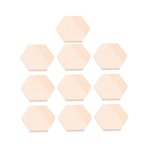 TEMPNAP 10 Stück Teiliges Sechseckige Holzblöcke Kiefernholz Handgefertigte DIY Holzplatten für Kreative Bastelprojekte Durchmesser für Kunst und Dekoration TEMPNAP 10 Stück Teiliges Sechseckige Holzblöcke Kiefernholz Handgefertigte DIY Holzplatten für Kreative Bastelprojekte Durchmesser für Kunst und Dekoration von TEMPNAP