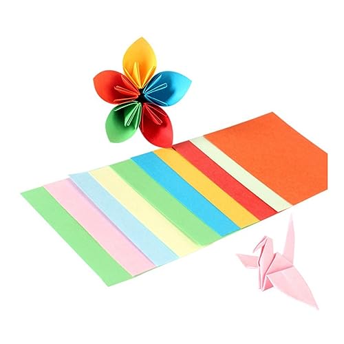 TEMPNAP 100 Blatt Buntes Origami Papier Doppelseitiges Faltpapier Farben für Erwachsene für Bastelprojekte und Kreative Kunstprojekte TEMPNAP 100 Blatt Buntes Origami Papier Doppelseitiges Faltpapier Farben für Erwachsene für Bastelprojekte und Kreative Kunstprojekte von TEMPNAP