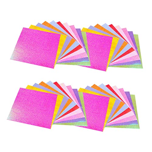 TEMPNAP 100 Stück Glitzerndes Origami Papier Farben Diy Handwerksmaterial Faltbares Bastelpapier für Kreative Projekte und Unterricht TEMPNAP 100 Stück Glitzerndes Origami Papier Farben Diy Handwerksmaterial Faltbares Bastelpapier für Kreative Projekte und Unterricht von TEMPNAP