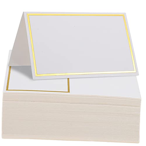 TEMPNAP 100 Stück Hochwertige Pack Hochzeit Tischkarten Blanko Namenskarten für Feierlichkeiten Faltkarten für Hochzeiten Geburtstagsfeiern und Veranstaltungen Dekorative Tischkarten mit TEMPNAP 100 Stück Hochwertige Pack Hochzeit Tischkarten Blanko Namenskarten für Feierlichkeiten Faltkarten für Hochzeiten Geburtstagsfeiern und Veranstaltungen Dekorative Tischkarten mit von TEMPNAP