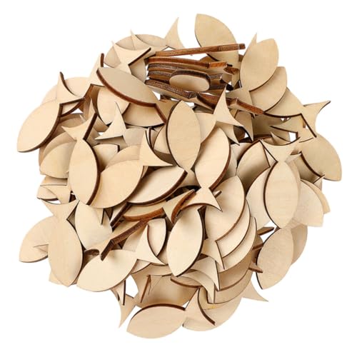 TEMPNAP 100 Stück Holzfisch Deko Unlackierte Holzschnittformen DIY Bastelmaterial für Hochzeiten Feste und Kreative Projekte Glatte Kanten zum Bemalen und Gestalten TEMPNAP 100 Stück Holzfisch Deko Unlackierte Holzschnittformen DIY Bastelmaterial für Hochzeiten Feste und Kreative Projekte Glatte Kanten zum Bemalen und Gestalten von TEMPNAP