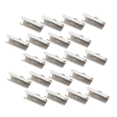 TEMPNAP 100 Stück Klemmen für Schmuckherstellung Quetsch Endstücke für Kordeln Geeignet für Armbänder und DIY Projektemm TEMPNAP 100 Stück Klemmen für Schmuckherstellung Quetsch Endstücke für Kordeln Geeignet für Armbänder und DIY Projektemm von TEMPNAP
