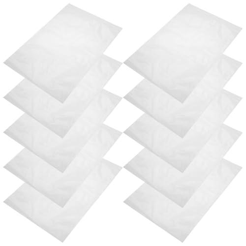 TEMPNAP 100 Stück Reißverschluss Plastikbeutel Transparente Aufbewahrungstaschen für Schmuck Langlebig Wiederverschließbar für Lagerung und Trennung von Proben von TEMPNAP