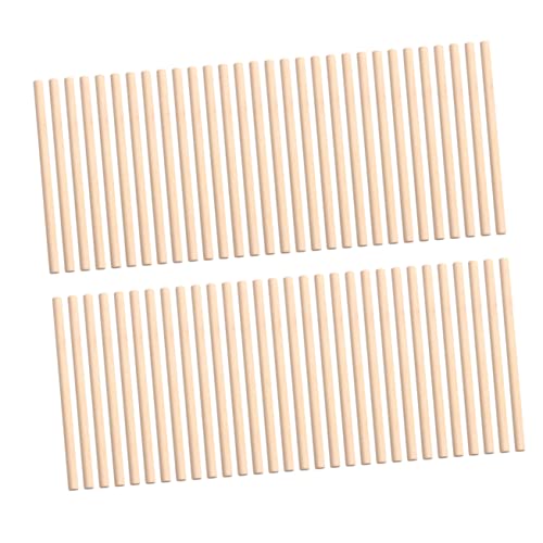TEMPNAP 100 Stück Runde Holzstäbe Stabile Holzdübel für DIY Bastelprojekte Modellbau Holzhandwerk und Kreative Kinderarbeiten Glatte Oberfläche Langlebig und Wiederverwendbar TEMPNAP 100 Stück Runde Holzstäbe Stabile Holzdübel für DIY Bastelprojekte Modellbau Holzhandwerk und Kreative Kinderarbeiten Glatte Oberfläche Langlebig und Wiederverwendbar von TEMPNAP