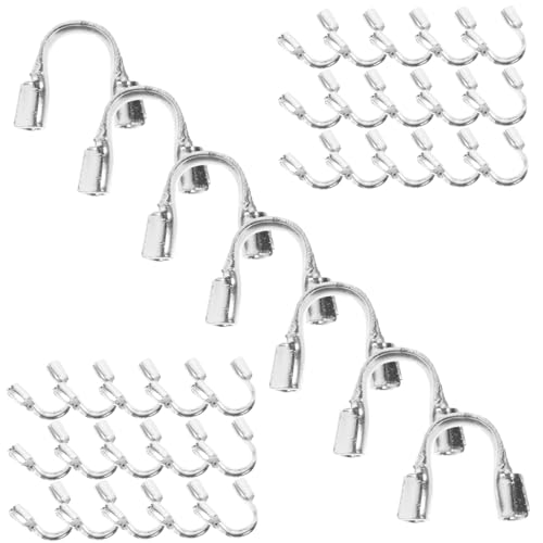 TEMPNAP 100 Stück U Förmige Drahtschutzkappen für Schmuckherstellung für Armbänder Langlebig Korrosionsbeständig DIY Zubehör für Individuellen Stil TEMPNAP 100 Stück U Förmige Drahtschutzkappen für Schmuckherstellung für Armbänder Langlebig Korrosionsbeständig DIY Zubehör für Individuellen Stil von TEMPNAP