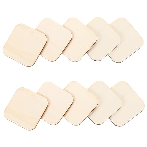 TEMPNAP 100 Stück Unbehandelte Holzscheiben für DIY Projekte Runde Holzplatten zum Basteln Dekorieren und Beschriften für Feste und Anlässe von TEMPNAP
