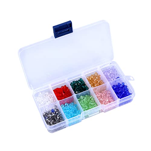 TEMPNAP 1000Stücke DIY Kristallperlen Farben Glasperlen im Praktischen Behälter für Schmuckherstellung Armbänder Halsketten und Bastelprojekte TEMPNAP 1000Stücke DIY Kristallperlen Farben Glasperlen im Praktischen Behälter für Schmuckherstellung Armbänder Halsketten und Bastelprojekte von TEMPNAP