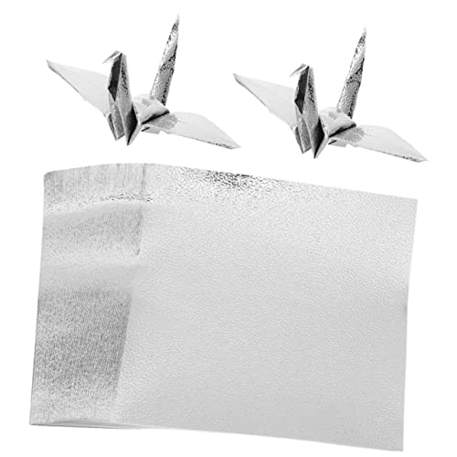 TEMPNAP 100Blätter Silbernes Origami Papier Einseitig Empfindliches Bastelpapier für DIY und Erwachsene für Origami und Handwerk TEMPNAP 100Blätter Silbernes Origami Papier Einseitig Empfindliches Bastelpapier für DIY und Erwachsene für Origami und Handwerk von TEMPNAP