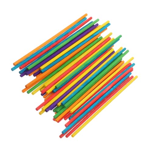 TEMPNAP 100Stücke Holz Rhythmusstäbe Holz Percussion Sticks für DIY Projekte Musikspiele und Bastelideen von TEMPNAP
