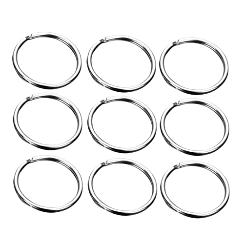 TEMPNAP 100Stücke Nickelbeschichtete Metall Schlüsselringe Spaltringe für DIY Schlüsselanhänger und Langlebig für Bastelprojekte und Schlüsselorganisation TEMPNAP 100Stücke Nickelbeschichtete Metall Schlüsselringe Spaltringe für DIY Schlüsselanhänger und Langlebig für Bastelprojekte und Schlüsselorganisation von TEMPNAP
