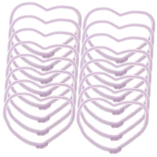 TEMPNAP 100Stücke Plüsch Drehstangen Flexibles Bastelmaterial für DIY Art und Handwerk Leicht Lila für Projekte und Frühe Bildung Fördert die Vorstellungskraft von TEMPNAP