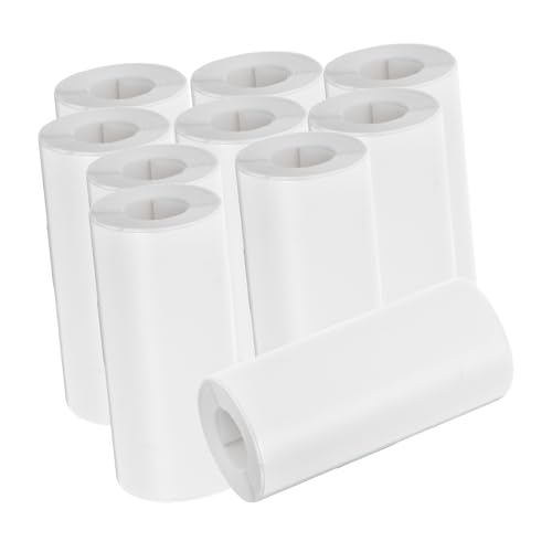 TEMPNAP 10Rollen Mini Thermodruckerpapier Selbstklebendes Fotopapier für Sofortbildkameras Glatte Druckoberfläche für Müheloses Druckerlebnis für Kreative von TEMPNAP