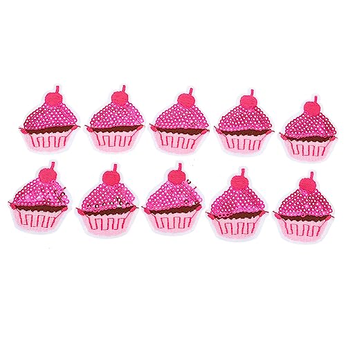 TEMPNAP 10Stücke Glitzer Cupcake Patch DIY Aufnäher für Kleidung Schuhe und Accessoires Eiscreme Design zur Verdeckung von Flecken und Verschleiß Einfach Anzubringen TEMPNAP 10Stücke Glitzer Cupcake Patch DIY Aufnäher für Kleidung Schuhe und Accessoires Eiscreme Design zur Verdeckung von Flecken und Verschleiß Einfach Anzubringen von TEMPNAP