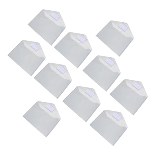 TEMPNAP 10Stücke Transparente Dokumententaschen Aufbewahrungstaschen für Dokumente Sichttaschen für Büro und Reisen Leicht und Tragbar für Organisieren TEMPNAP 10Stücke Transparente Dokumententaschen Aufbewahrungstaschen für Dokumente Sichttaschen für Büro und Reisen Leicht und Tragbar für Organisieren von TEMPNAP