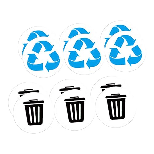 TEMPNAP 12 Stück Teiliges Recycling Selbstklebend aus PVC Ablösbar für Mülltonnen Glas Kartons Edelstahl zur Mülltrennung und Abfallkennzeichnung im Haushalt und Außenbereich TEMPNAP 12 Stück Teiliges Recycling Selbstklebend aus PVC Ablösbar für Mülltonnen Glas Kartons Edelstahl zur Mülltrennung und Abfallkennzeichnung im Haushalt und Außenbereich von TEMPNAP
