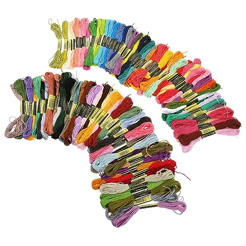 TEMPNAP 124 Stück Teiliges Set Bunte Stickgarne Verschleißfestes Stickgarn für Handarbeiten Kreuzstich und DIY Projekte für Anfänger und Bastelliebhaber TEMPNAP 124 Stück Teiliges Set Bunte Stickgarne Verschleißfestes Stickgarn für Handarbeiten Kreuzstich und DIY Projekte für Anfänger und Bastelliebhaber von TEMPNAP
