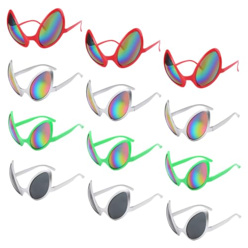 TEMPNAP 12stücke Alien Sonnenbrillen Lustige Cosplay Accessoires Für Partys Mehrfarbige Rahmen Exzentrische Foto Requisiten Für Unvergessliche Momente TEMPNAP 12stücke Alien Sonnenbrillen Lustige Cosplay Accessoires Für Partys Mehrfarbige Rahmen Exzentrische Foto Requisiten Für Unvergessliche Momente von TEMPNAP