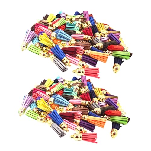 TEMPNAP 150 Stück Teiliges Quasten Goldkappen Bunte Taschenanhänger für DIY Schmuckherstellung Vielseitige Dekorative Quasten für Schlüsselanhänger Handtaschen und Bastelprojekte TEMPNAP 150 Stück Teiliges Quasten Goldkappen Bunte Taschenanhänger für DIY Schmuckherstellung Vielseitige Dekorative Quasten für Schlüsselanhänger Handtaschen und Bastelprojekte von TEMPNAP