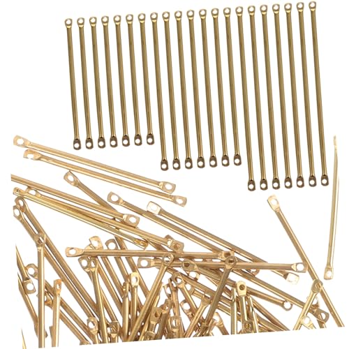 TEMPNAP 150Stücke Halsketten Zubehör DIY Verbindungsstäbe für Armbänder und Ohrringe Hautfreundlich und Langlebig für Schmuckherstellung und Bastelprojekte von TEMPNAP