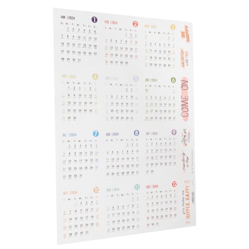 TEMPNAP 1Blatt Kalenderaufkleber Monatsplaner Sticker für DIY Projekte Format Lösung zur Organisation von Notizen Büro Schule und Zuhause TEMPNAP 1Blatt Kalenderaufkleber Monatsplaner Sticker für DIY Projekte Format Lösung zur Organisation von Notizen Büro Schule und Zuhause von TEMPNAP