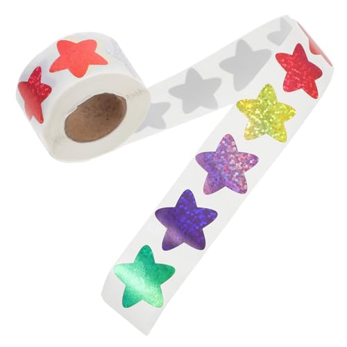 TEMPNAP 1Rolle Aufkleber Abnehmbare Belohnungssticker für Erwachsene Selbstklebend Farbenfroh für Scrapbooking Wettbewerb und Kreative Projekte TEMPNAP 1Rolle Aufkleber Abnehmbare Belohnungssticker für Erwachsene Selbstklebend Farbenfroh für Scrapbooking Wettbewerb und Kreative Projekte von TEMPNAP