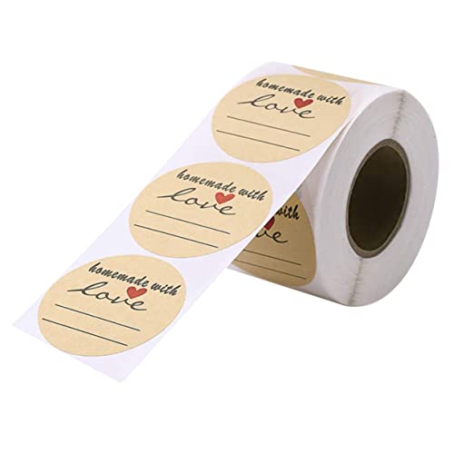 TEMPNAP 1Rolle Aufkleber Dekorative Papierversiegelungsetiketten für Hochzeiten Geburtstage Partys Besondere Anlässe Selbstklebende Aufkleber mit Platz TEMPNAP 1Rolle Aufkleber Dekorative Papierversiegelungsetiketten für Hochzeiten Geburtstage Partys Besondere Anlässe Selbstklebende Aufkleber mit Platz von TEMPNAP