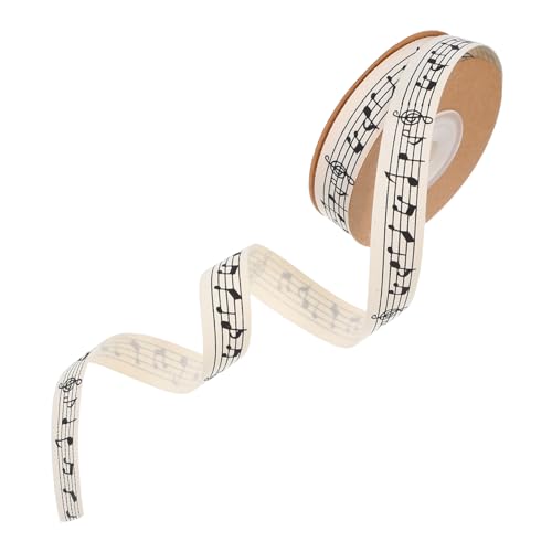 TEMPNAP 1Rolle Baumwollband mit Musiknoten Dekoband für Blumenverpackung und DIY Projekte für Partys Hochzeiten und Bastelideen TEMPNAP 1Rolle Baumwollband mit Musiknoten Dekoband für Blumenverpackung und DIY Projekte für Partys Hochzeiten und Bastelideen von TEMPNAP