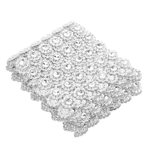 TEMPNAP 1Rolle Diamant Mesh Wickelrolle für Bastelarbeiten Yards Austauschbarer Strassbesatz Schneidbar für Hochzeiten und Geschenkverpackungen Silberfarbene Dekoration TEMPNAP 1Rolle Diamant Mesh Wickelrolle für Bastelarbeiten Yards Austauschbarer Strassbesatz Schneidbar für Hochzeiten und Geschenkverpackungen Silberfarbene Dekoration von TEMPNAP