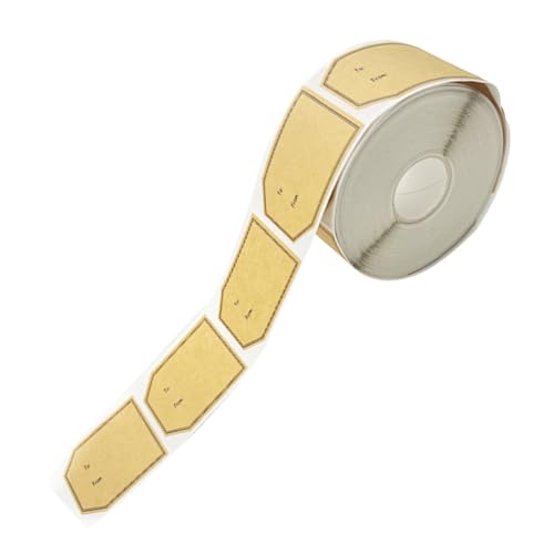 TEMPNAP 1Rolle Kraftpapier Selbstklebende Beschreibbare Aufkleber für Kleine Namensschilder für Hochzeiten Feiertage und Praktische Klebeetiketten TEMPNAP 1Rolle Kraftpapier Selbstklebende Beschreibbare Aufkleber für Kleine Namensschilder für Hochzeiten Feiertage und Praktische Klebeetiketten von TEMPNAP