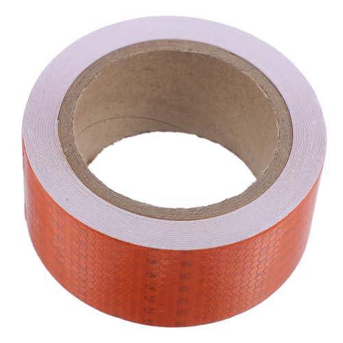 TEMPNAP 1Rolle Reflektierendes Klebeband Sicherheitsband für Fahrräder Selbstklebender Warnstreifen für Außenanwendungen Hochsichtbare Reflektierende Aufkleber von TEMPNAP