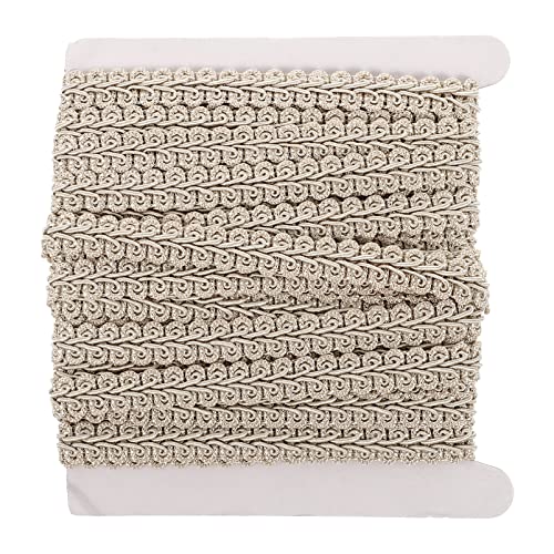 TEMPNAP 1Rolle Wellenmuster Polyester Gimp Borte für DIY Handwerksprojekte Yards zur Dekoration von Kleidung Vorhängen und Kissenbezügen Strapazierfähig und Vielseitig von TEMPNAP