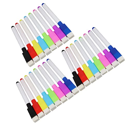 TEMPNAP 1Satz Magnetische Farbmarker Abwischbare Marker für Whiteboards Magnettafeln und Bürobedarf für Schule Büro und Meetings mit Komfortablem Griff von TEMPNAP