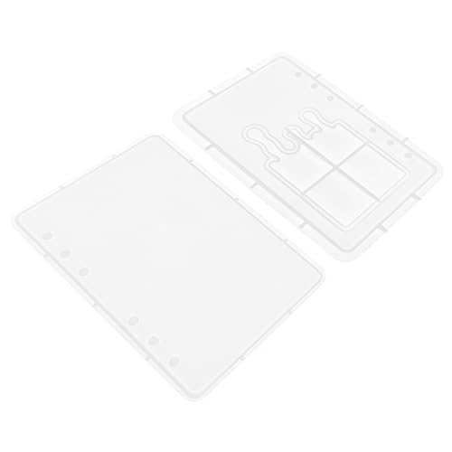 TEMPNAP 1Satz Silikon Bastelform Epoxidharz Notizbuch Abdeckungsform DIY Silikonform für Lesezeichen und Handwerksprojekte Langlebig und Vielseitig für Bastelideen von TEMPNAP