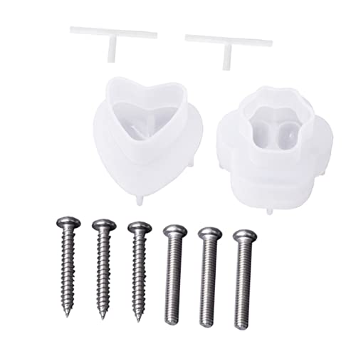 TEMPNAP 1Satz Silikon Schrank Griff Formen DIY Türknopf Gießform für Kreative Handarbeiten Teiliges mit Katzenpfoten und für Schubladenknöpfe von TEMPNAP
