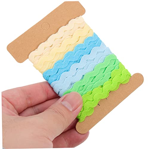 TEMPNAP 2 STÜCK Bunte Wellenkante Zierband Glattes DIY Bastelband für Geschenkverpackung Kleidungsdeko Partydekoration Vielseitiges Wellenschnittband für Handarbeiten TEMPNAP 2 STÜCK Bunte Wellenkante Zierband Glattes DIY Bastelband für Geschenkverpackung Kleidungsdeko Partydekoration Vielseitiges Wellenschnittband für Handarbeiten von TEMPNAP