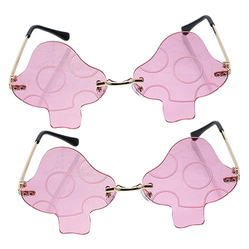 TEMPNAP 2 Stck. Sonnenbrille seltsam funky albern Erwachsene über Pilzgläser für Party Gläser in Pilzform Gläser in unregelmäßiger Pilzform unregelmäßige Pilzgläser Kostümbrille Stk Rosa TEMPNAP 2 Stck. Sonnenbrille seltsam funky albern Erwachsene über Pilzgläser für Party Gläser in Pilzform Gläser in unregelmäßiger Pilzform unregelmäßige Pilzgläser Kostümbrille Stk Rosa von TEMPNAP