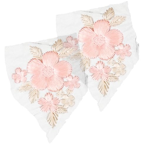 TEMPNAP 2 Stück Blumen Aufnäher zum Aufnähen Bestickte Applikationen Rosa Spitze für Selbstgemacht Kleidung Hochzeitskleider Romantische Dekorationen TEMPNAP 2 Stück Blumen Aufnäher zum Aufnähen Bestickte Applikationen Rosa Spitze für Selbstgemacht Kleidung Hochzeitskleider Romantische Dekorationen von TEMPNAP