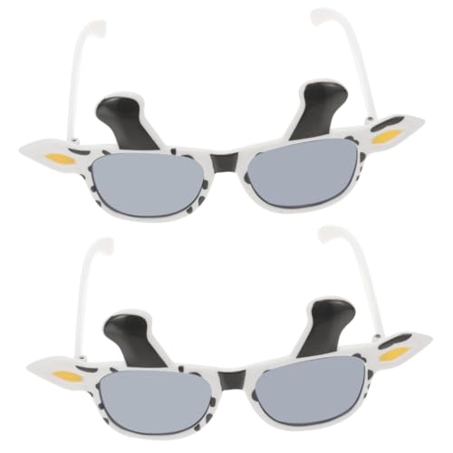 TEMPNAP 2 Stück Cartoon Tierbrillen Süße Form Alberne Blaue Für Erwachsene Kuhbrille Accessoire Brillen Lustige Kühe Partyszene Massenneuheit Sonnenbrille Trendige von TEMPNAP